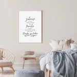 Familie Zuhause Poster - Stilvolle Wanddekoration für Ihr Zuhause