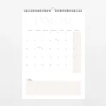 Detailansicht Januar 2026 – Monatsseite mit Planerfunktion und Notizfeld