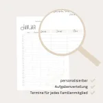 Familienkalender 2026 mit christlichen Motiven