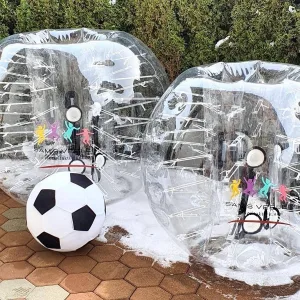 Individuell gestaltete Bubble Soccer Bälle für Events und Spiele